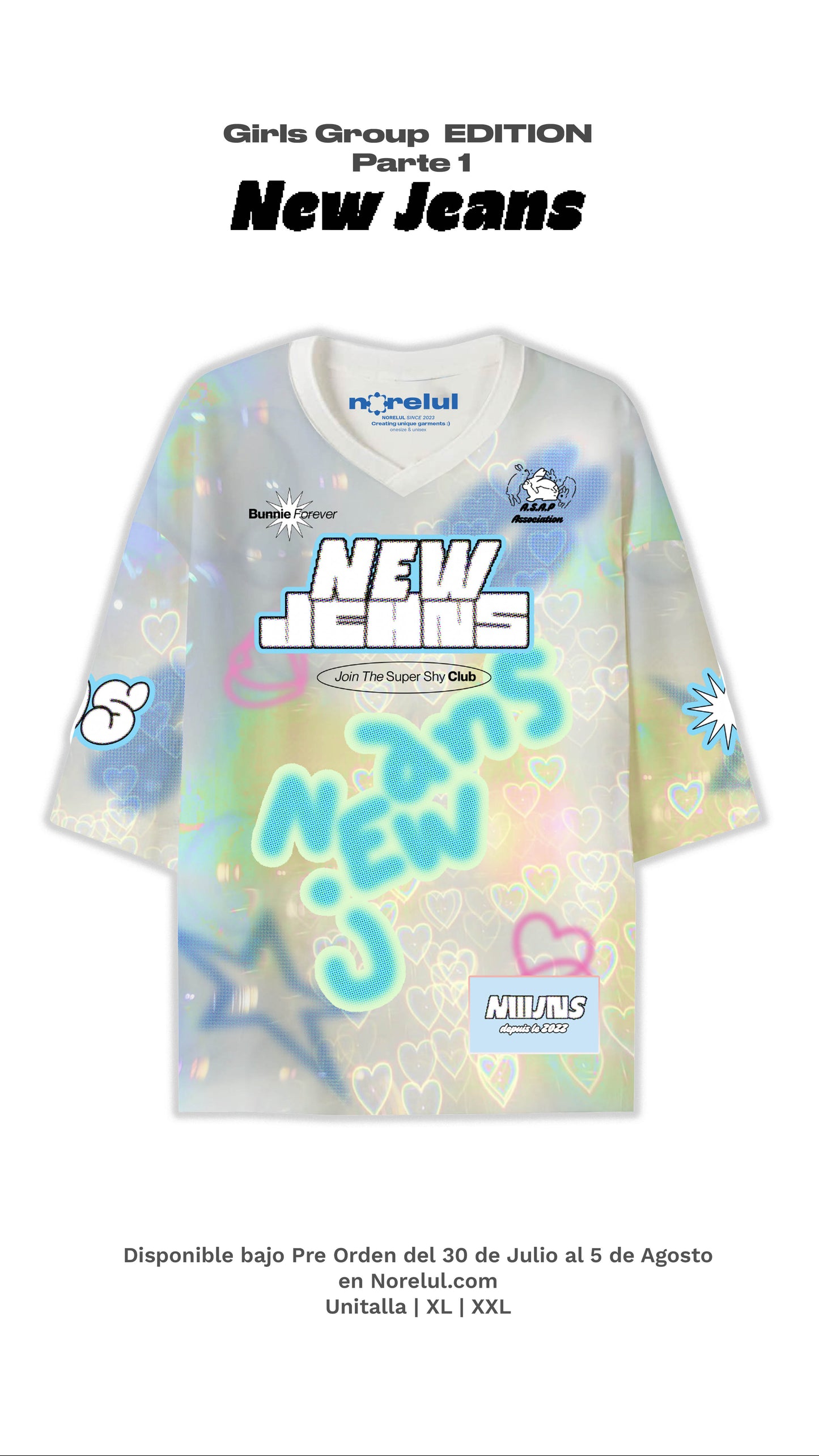 NewJeans Hockey Tee