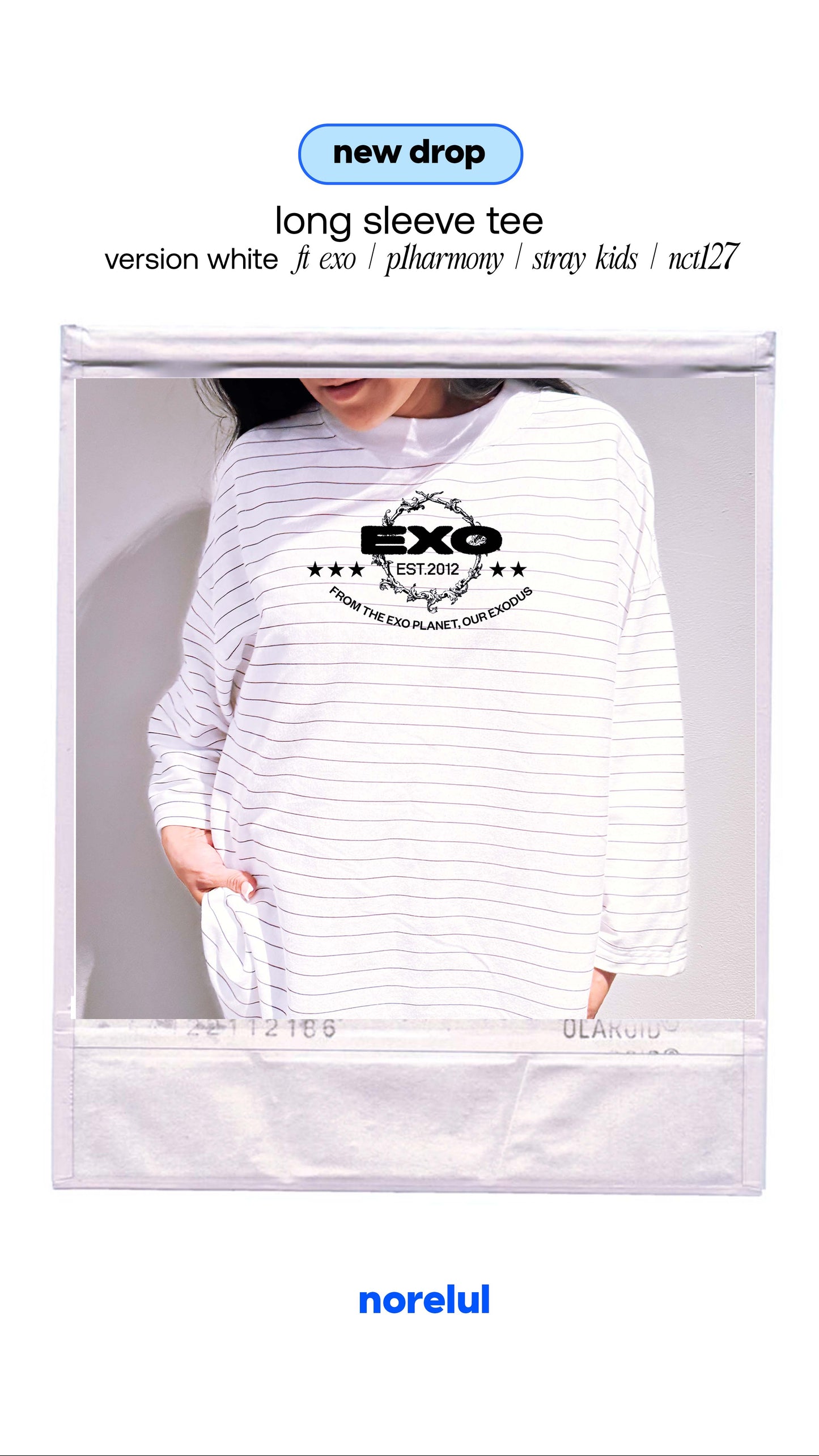 White Long Sleeve Oversize Tee