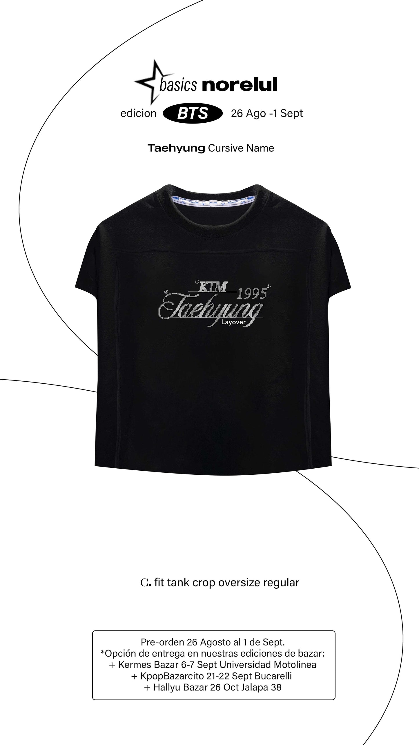 Bts Names Tee Basic