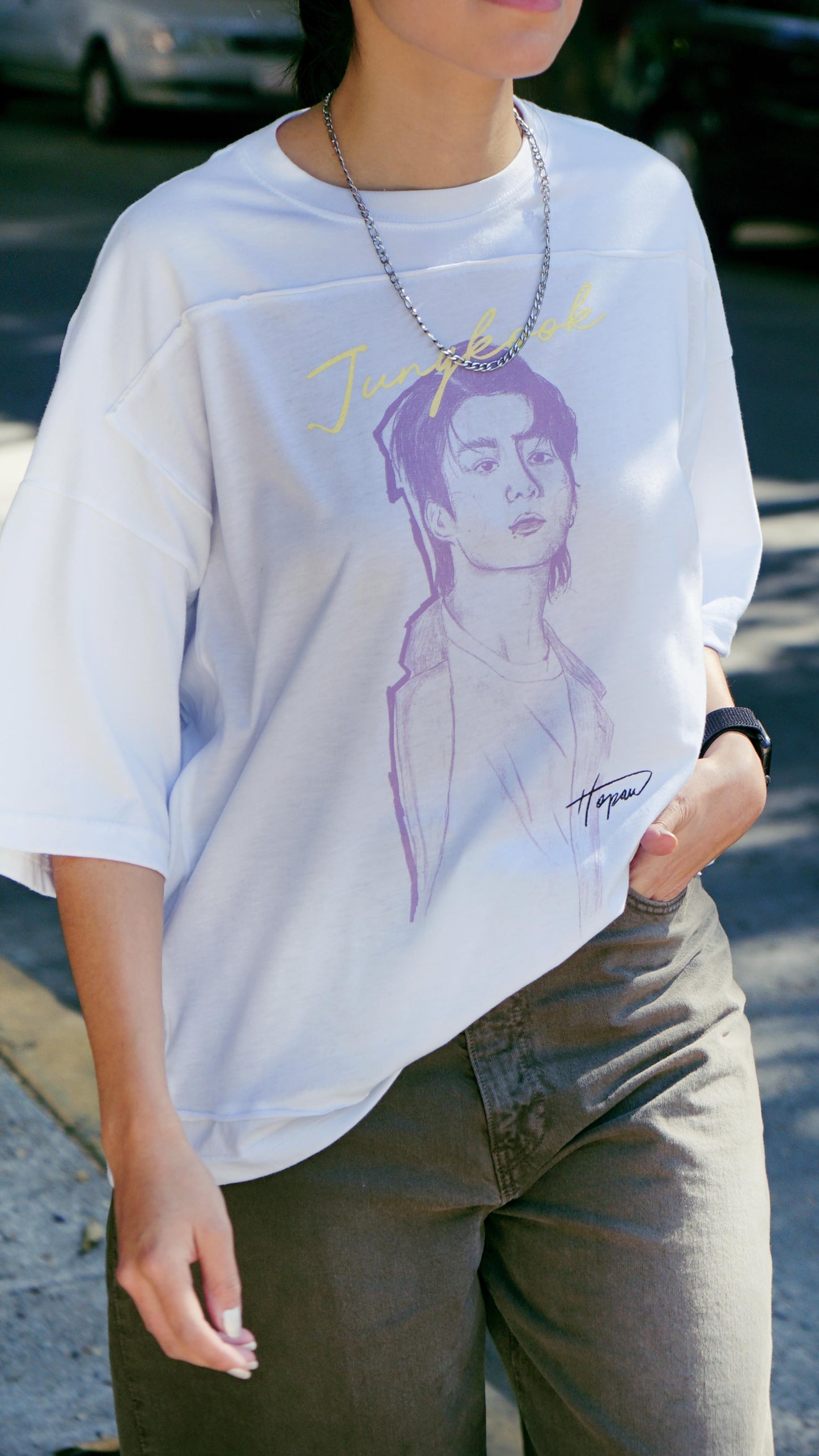 Jungkook Bts Playera Retrato