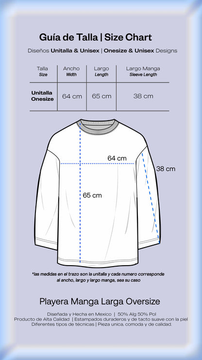 White Long Sleeve Oversize Tee