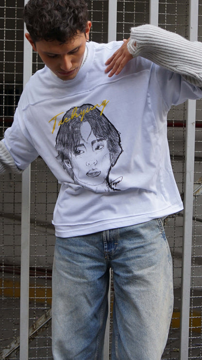 Taehyung Bts Playera Retrato