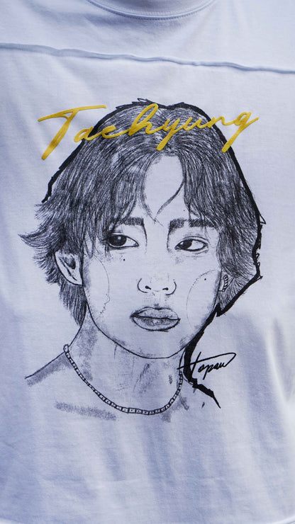 Taehyung Bts Playera Retrato